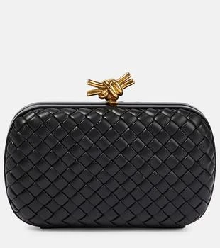 Bottega Veneta | Knot Intreccio leather clutch