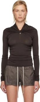 Rick Owens | Brown Concordians Kairo Long Sleeve T-shirt