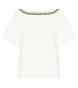 Stella McCartney | Embroidered compact-knit top