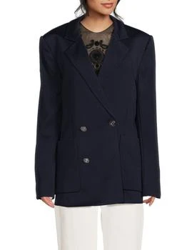 Balmain | Monogram Double-Breasted Blazer