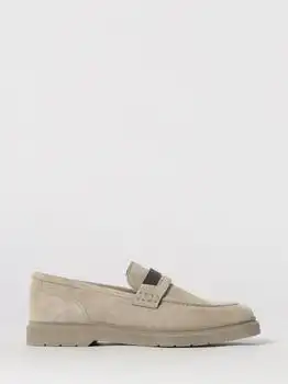 Brunello Cucinelli | Suede Loafers with Monili Brunello Cucinelli