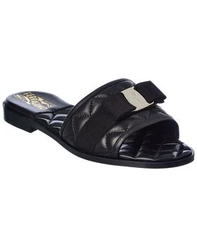 Salvatore Ferragamo | Ferragamo LoveC Q Leather Sandal