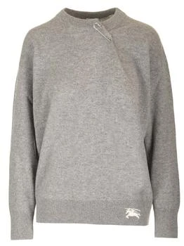 Burberry | Burberry Logo Intarsia-Knit Crewneck Jumper