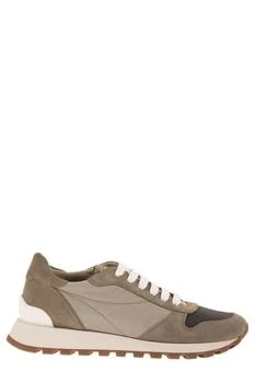 Brunello Cucinelli | Brunello Cucinelli Precious Toe Lace-Up Sneakers