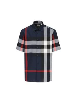 Burberry | Burberry Checked Short Sleeved Shirt