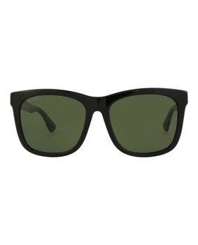 Gucci Rectangle-Frame Acetate Sunglasses