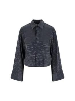 MM6 | MM6 Maison Margiela Jacquard Convertible Shirt