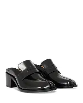 MAISON MARGIELA | Women's Tabi City 55 Leather Loafer Mules