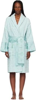 Versace | Blue 'I Heart Baroque' Bathrobe