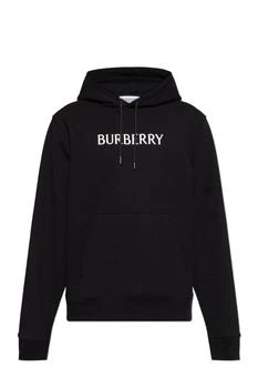 Burberry | Burberry Logo Printed Drawstring Hoodie