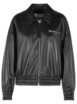 Jil Sander | Jil Sander Zip-Front Leather Jacket