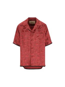 Valentino | Valentino Jacquard Patterned Bowling Shirt