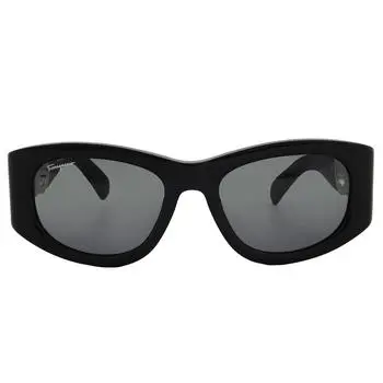 Salvatore Ferragamo Salvatore Ferragamo Grey Cat Eye Ladies Sunglasses SF1082S 001 53