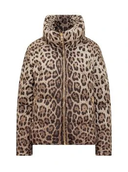 Dolce & Gabbana | Dolce & Gabbana Leopard Print Down Jacket