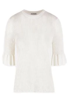 Jil Sander | Jil Sander Smocked Ribbed Top