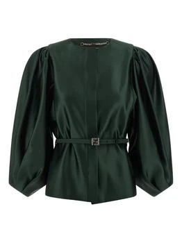 Fendi | Fendi Duchess Crewneck Belted Jacket