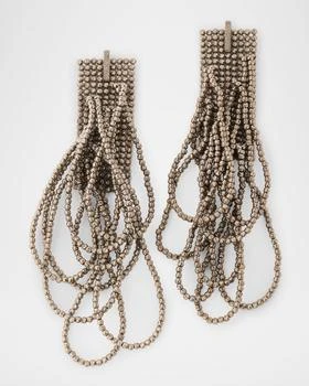 Brunello Cucinelli | Tiered Multiloop Drop Earrings