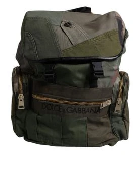 Dolce & Gabbana | Military Patchwork Travel Backpack Men's Bag (Pre-Owned)