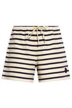 Moncler | Moncler Logo Patch Striped Shorts