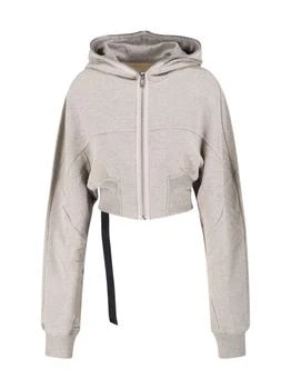 Rick Owens | Rick Owens DRKSHDW Zipped Cropped Hoodie