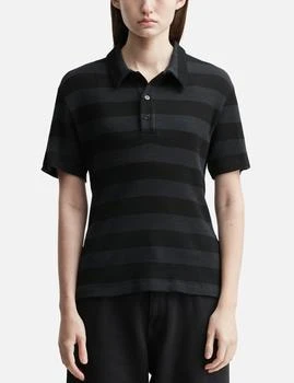 MM6 | Ribbed Polo Top