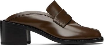 MAISON MARGIELA | Brown Tabi City Loafer Mules