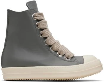 Rick Owens | Gray Concordians Jumbolace Sneakers