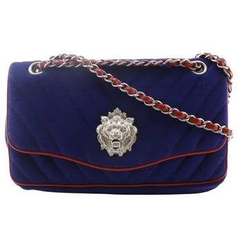 Chanel | Navy Color Cotton Shoulder Bag (Pre-Owned)
