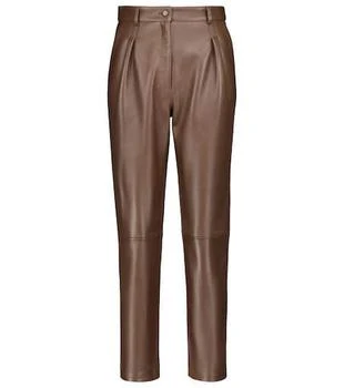 ETRO | High-rise tapered leather pants