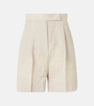Max Mara | Abisso virgin wool canvas shorts
