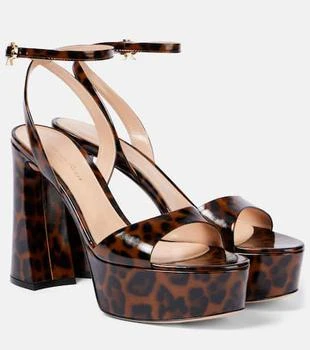 Gianvito Rossi | Nancy 110 leopard-print platform sandals