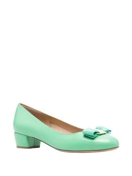 Salvatore Ferragamo | Women
s Vara Leather Pumps In Green
