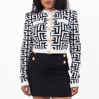 Balmain | Monogram Kniited Cardigan