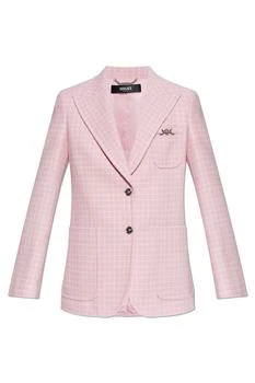 Versace | Checked pattern blazer