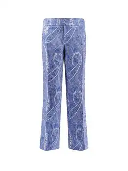 ETRO | Etro Paisley-Jacquard Pleated Jeans