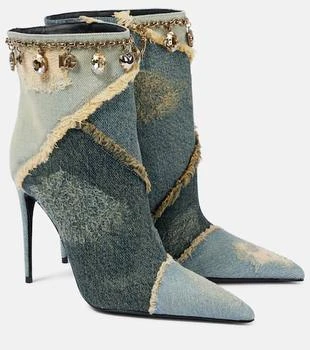 Dolce & Gabbana | Embellished denim ankle boots