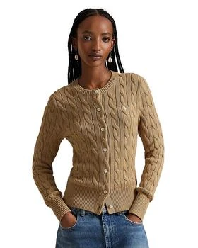 Ralph Lauren Cotton Cable Knit Cardigan