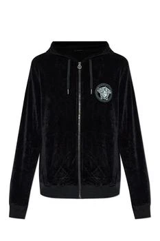 Versace | Versace Zip-Up Drawstring Hoodie