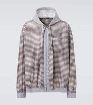 Balenciaga | Checked cotton poplin jacket