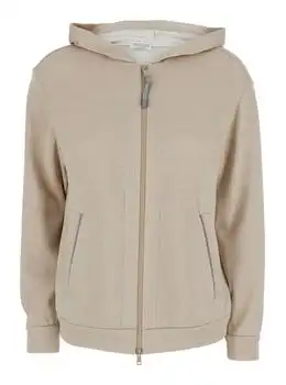Brunello Cucinelli | Brunello Cucinelli Monile Zipped Hoodie