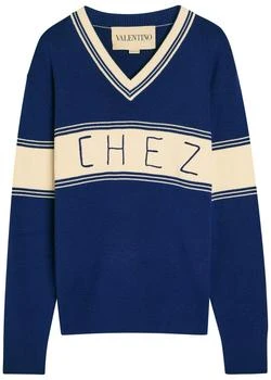 Valentino | Logo-embroidered knit jumper