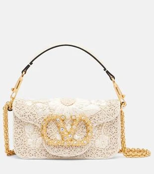 Valentino | Locò Small embellished shoulder bag