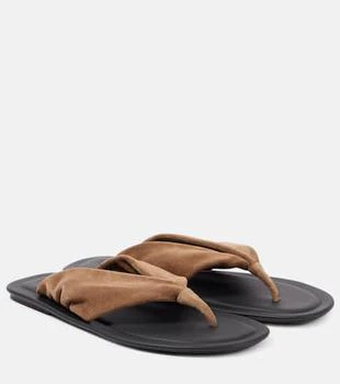 Brunello Cucinelli | Suede thong sandals