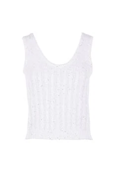 Brunello Cucinelli | Brunello Cucinelli Embellished Sleeveless Top
