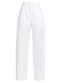 Jil Sander | Muslin Cotton Seamed Trousers