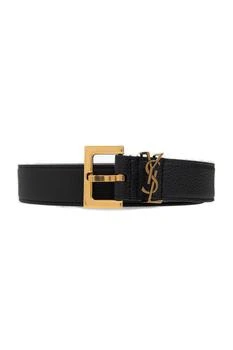 Yves Saint Laurent | Saint Laurent Cassandre Logo Plaque Belt