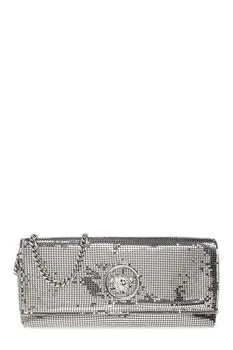 Versace | Versace Embellished Chain-Linked Clutch Bag