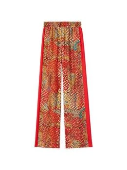 Burberry | Burberry Graphic Printed Wide-Leg Trousers