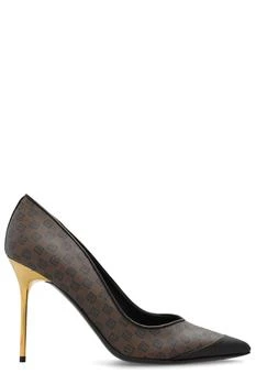 Balmain | Balmain Monogrammed Pointed-Toe Pumps