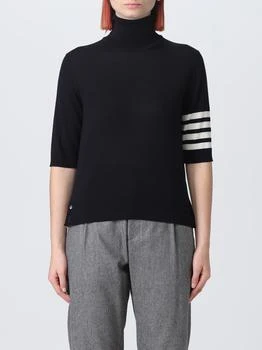 Thom Browne | Thom Browne Merino Wool Sweater with 4-Bar Stripe